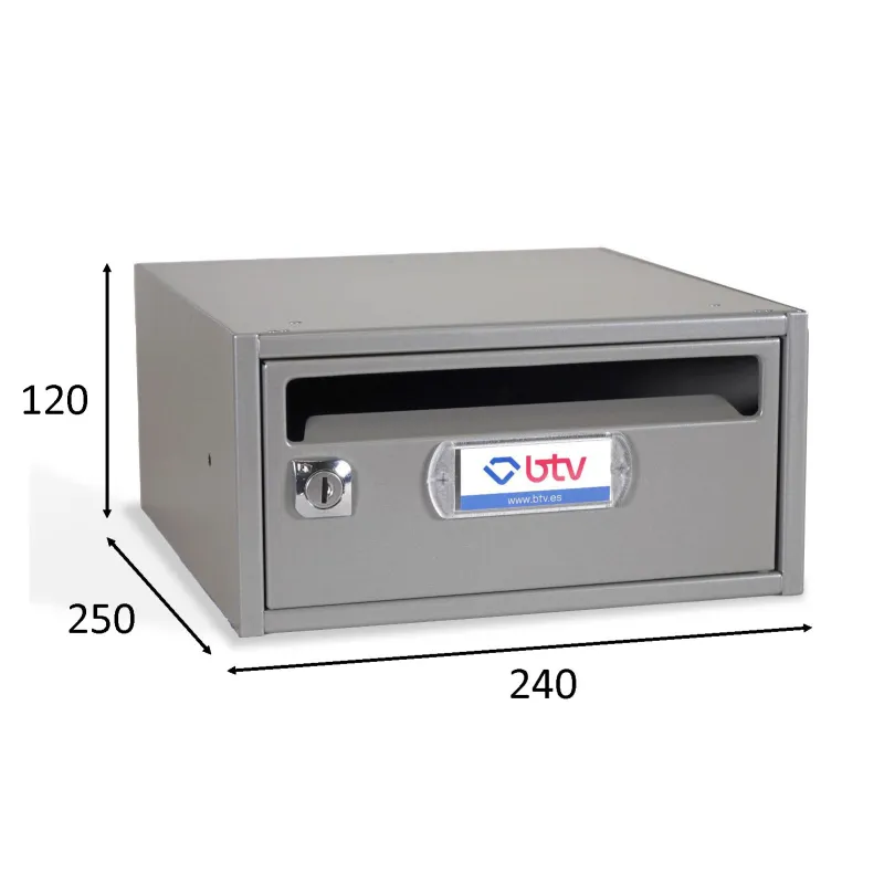 BUZON MONCAYO TITANIO 240x250 G1