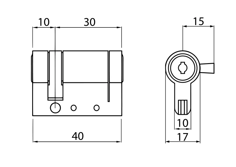 CILINDRO DRAGON 30/10 LT