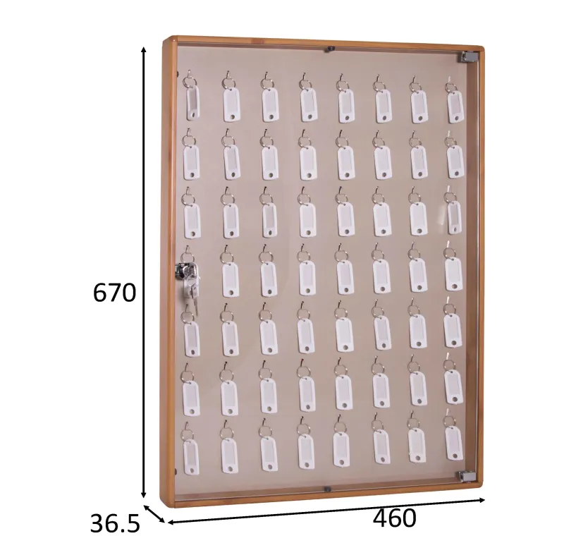 PORTALLAVES DISEÑO V2 ALUM MAD CLA 56 LLAV 460X670