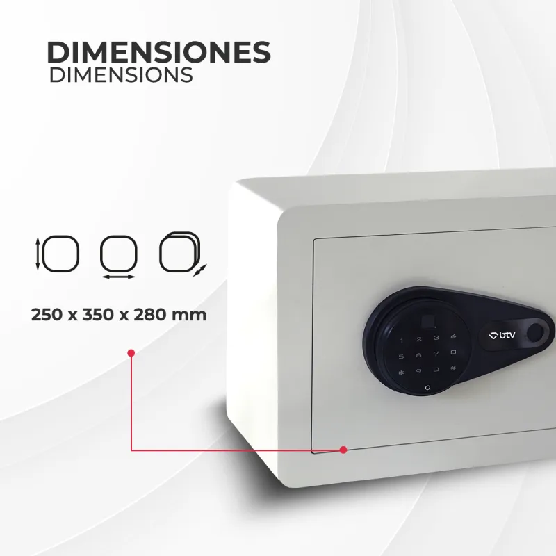 CAJA FUERTE OMEGA BLANCA