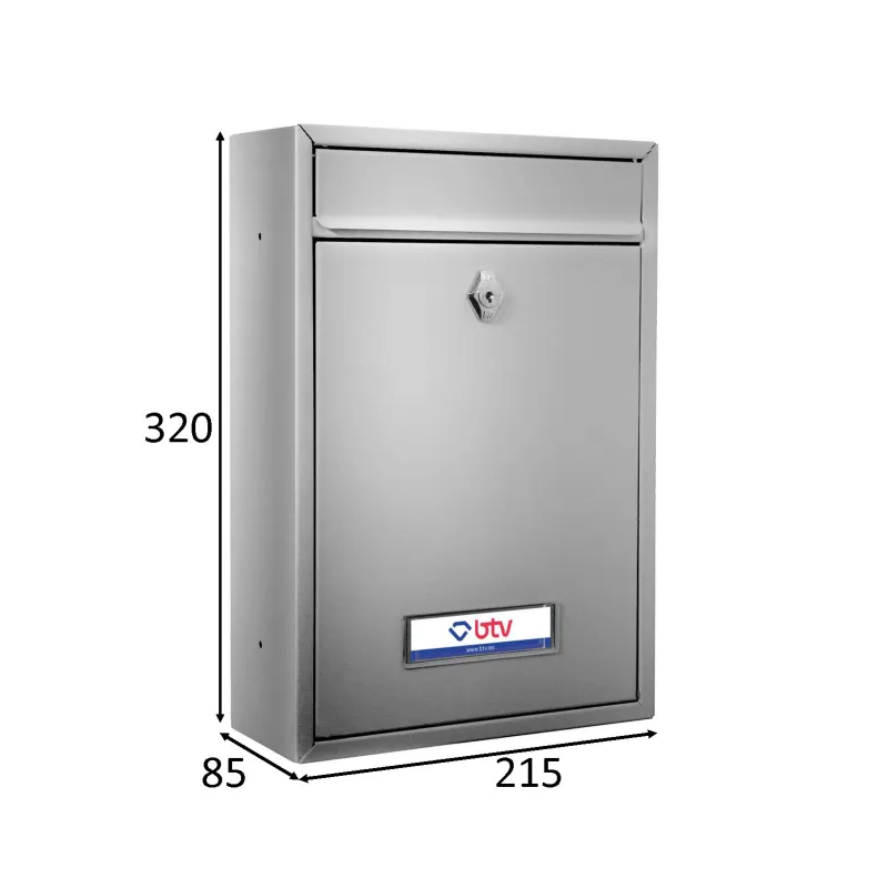 BUZON BERMEO Acero INOX.