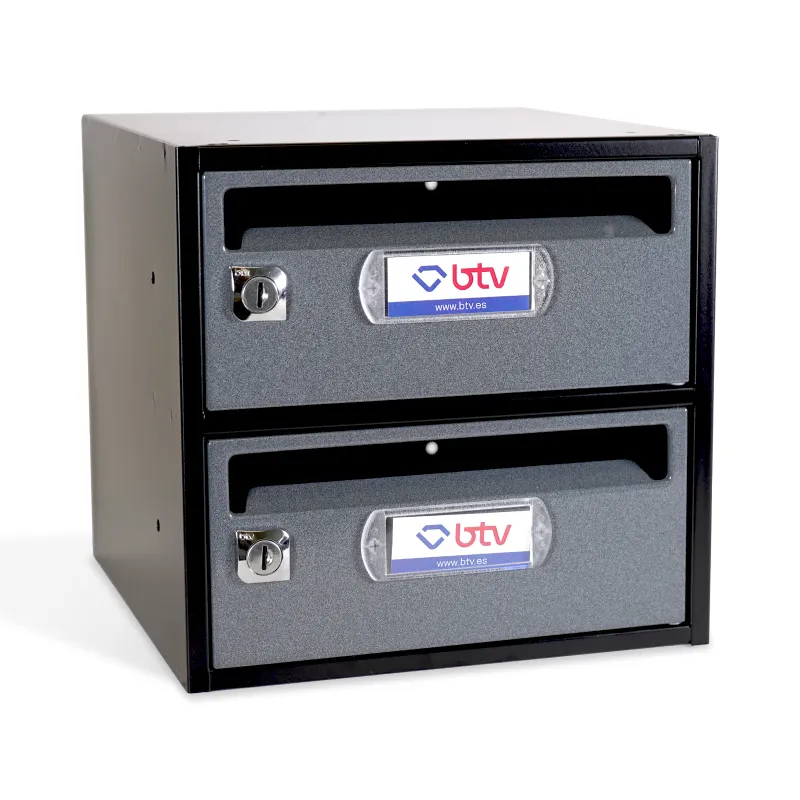 BUZÓN MONCAYO DOBLE (2 BUZONES)GRIS