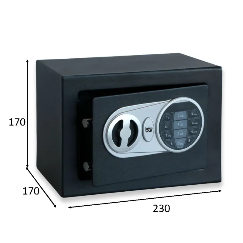 CAJA FUERTE MINIBANK NEGRA