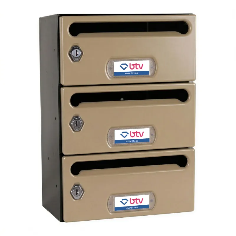 BUZON MERCURIO TRIPLE (3 BUZONES) BEIGE
