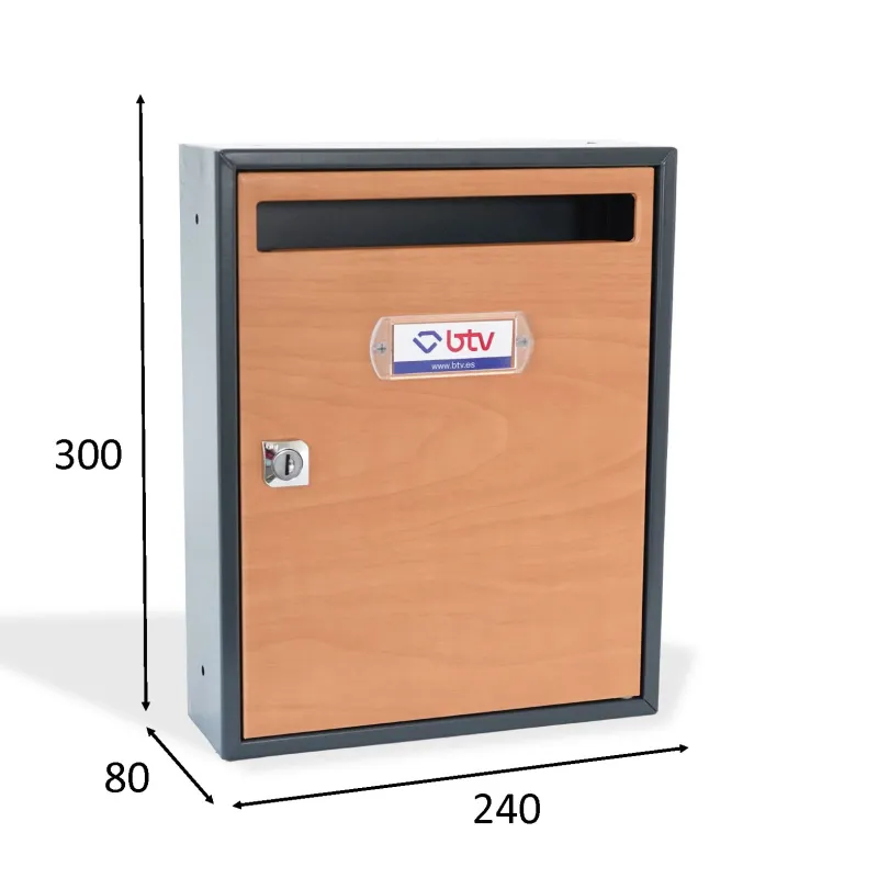 BUZON TEIDE EFECTO MADERA CEREZO