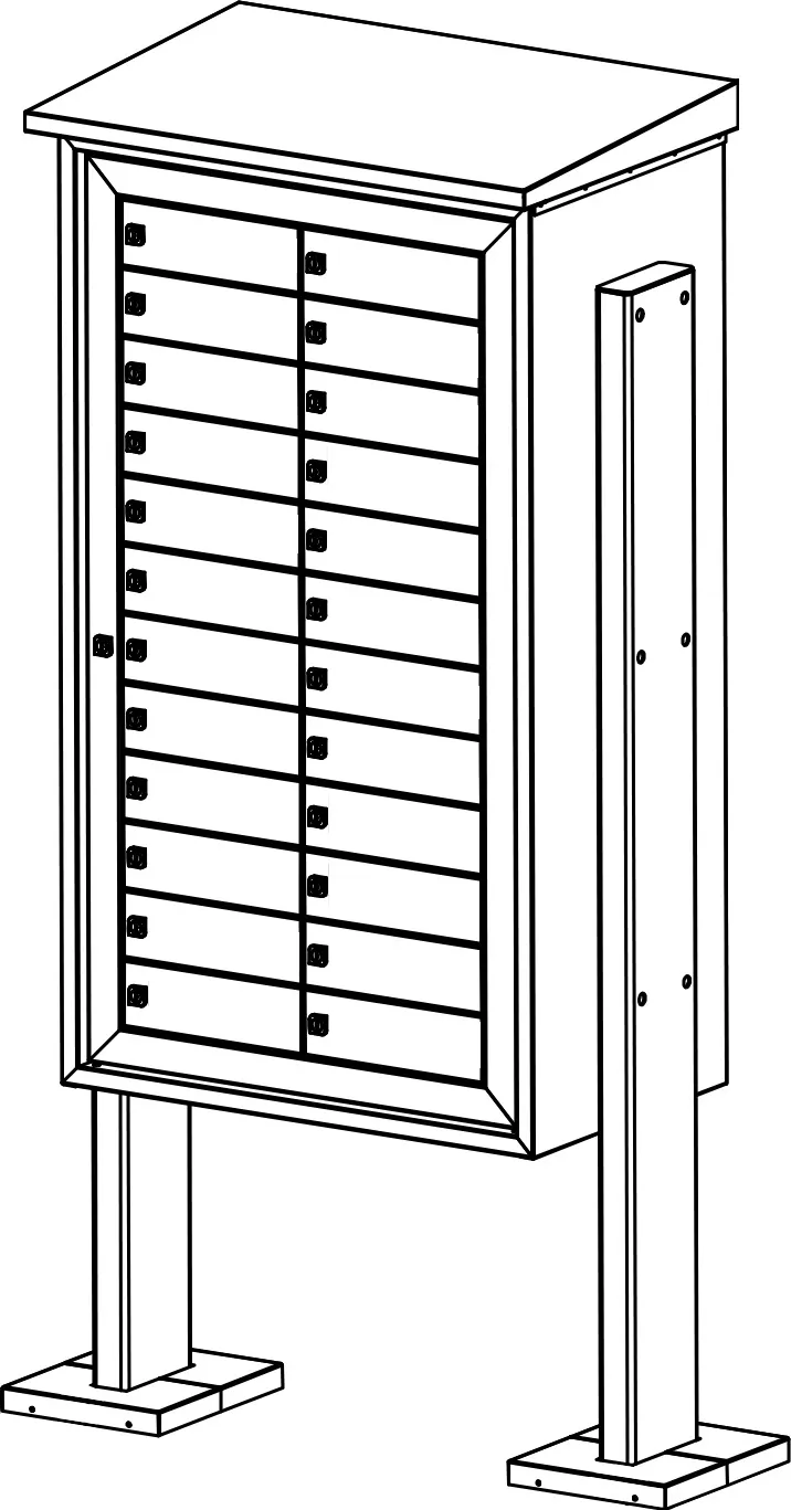 BUZON BCP HORIZONTAL CON BOCACARTAS
