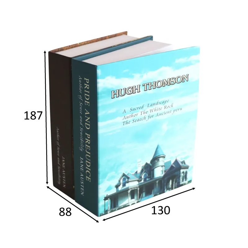 CAJA DE SEGURIDAD EN FORMA DE LIBRO