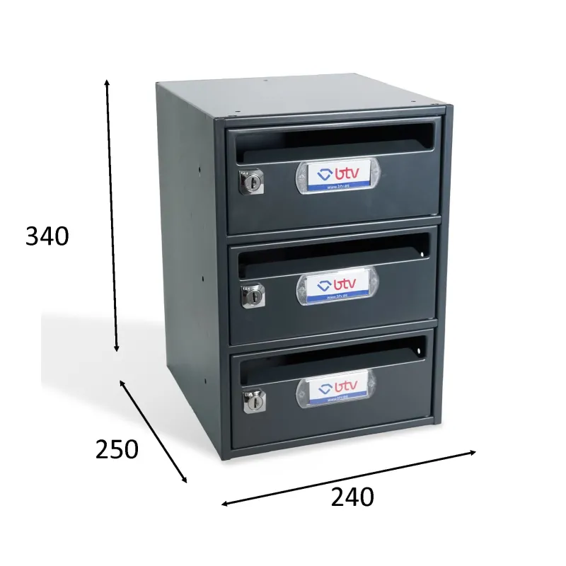 BUZON MONCAYO Antracita 240x250 G3