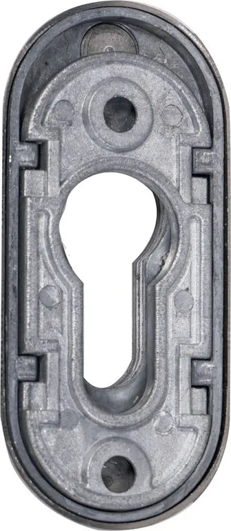 ESCUDO INOX 6 MM ESPESOR OVALADO