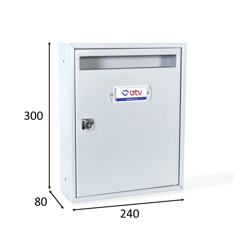 BUZON TEIDE PLATEADO