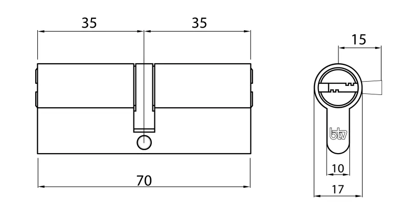 CILINDRO PANTHER 35/35 LT BOX