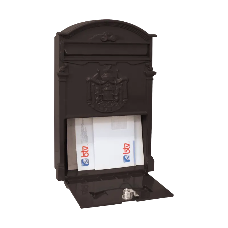 BUZÓN IMPERIAL NEGRO PUERTA CIEGA