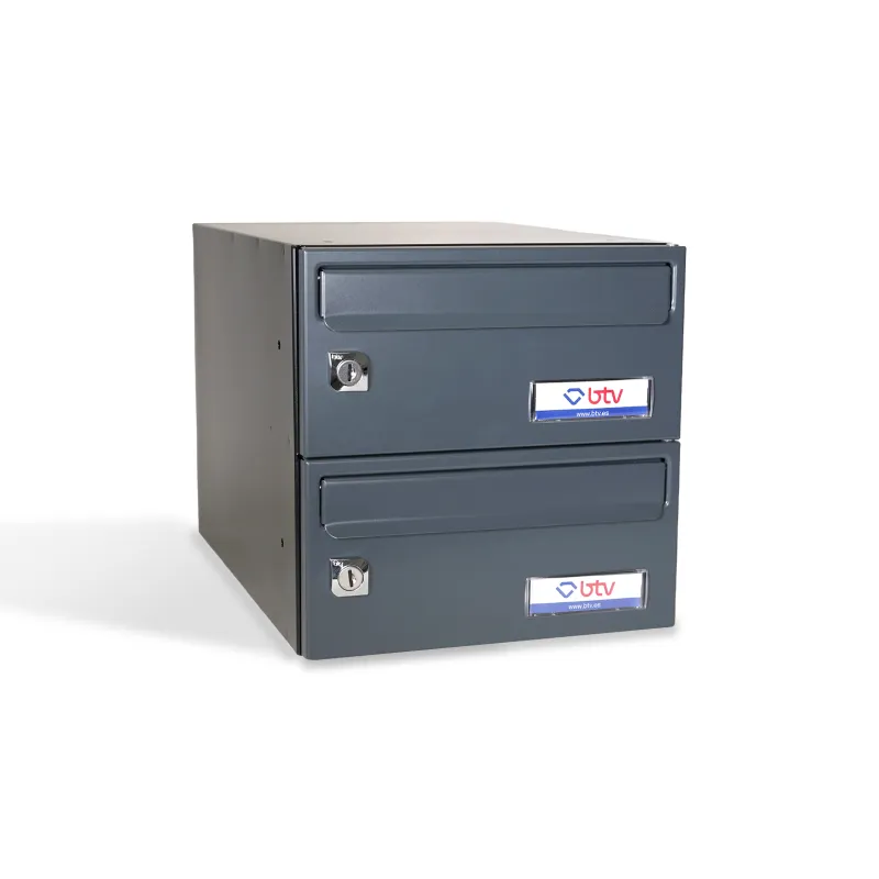 BUZON BARAJAS DOBLE (2 BUZONES) 245X370 ANTRACITA