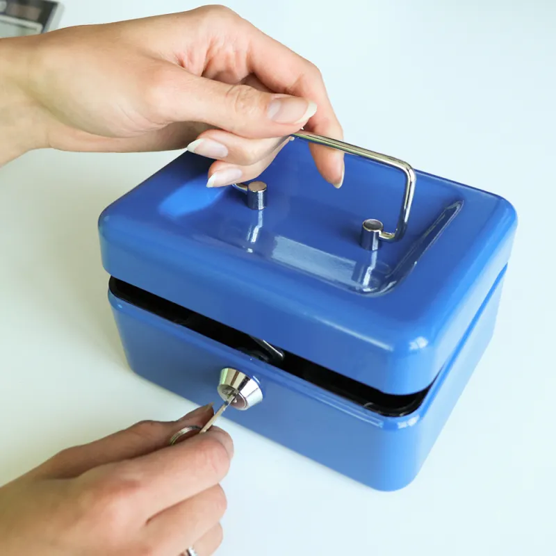 CAJA CAUDALES-11 AZUL