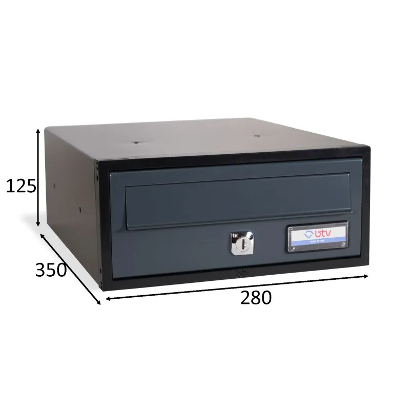 BUZON VIENA 280X350 ANTRACITA