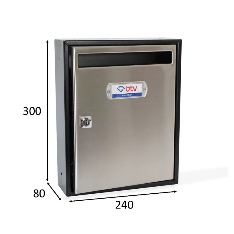 BUZON TEIDE ACERO INOXIDABLE BRILLO