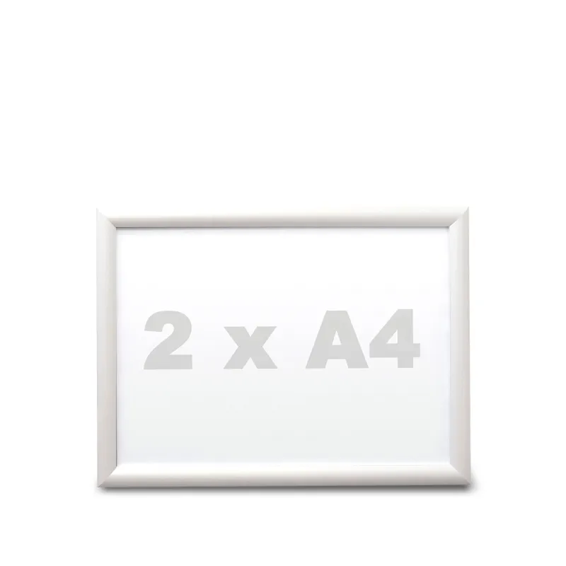 ANUNCIOS FLAT ALUMINIO BLANCO H-3