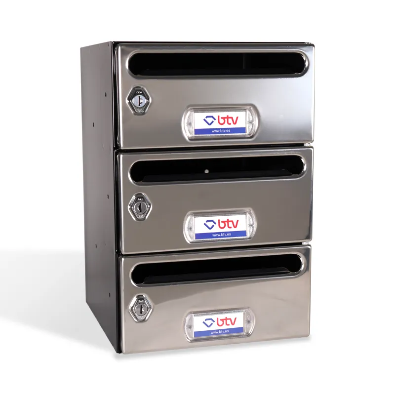 BUZON MERCURIO TRIPLE (3 BUZONES) GRIS