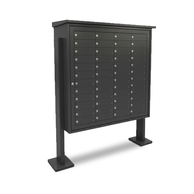 BUZON COMUNITARIO 48 CASILLEROS PUERTAS CIEGAS ANTRACITA