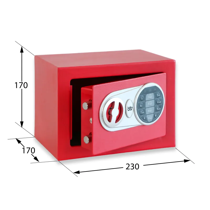 CAJA FUERTE MINIBANK ROJA