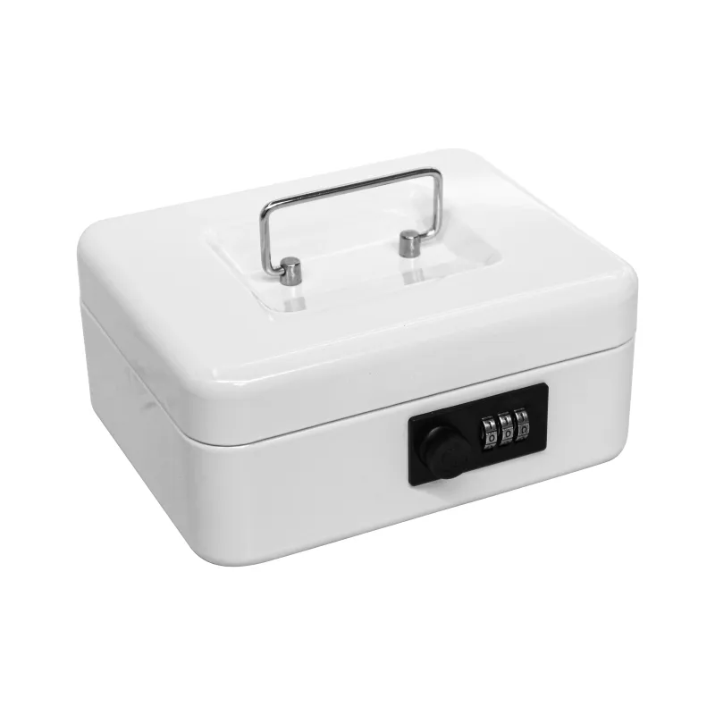 CAJA DE CAUDALES COMBINACION PEQUEÑA BLANCA