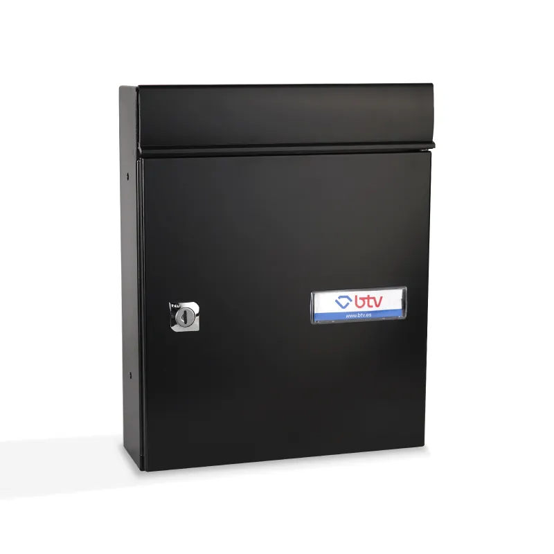 BUZON EXPO VERTICAL NEGRO