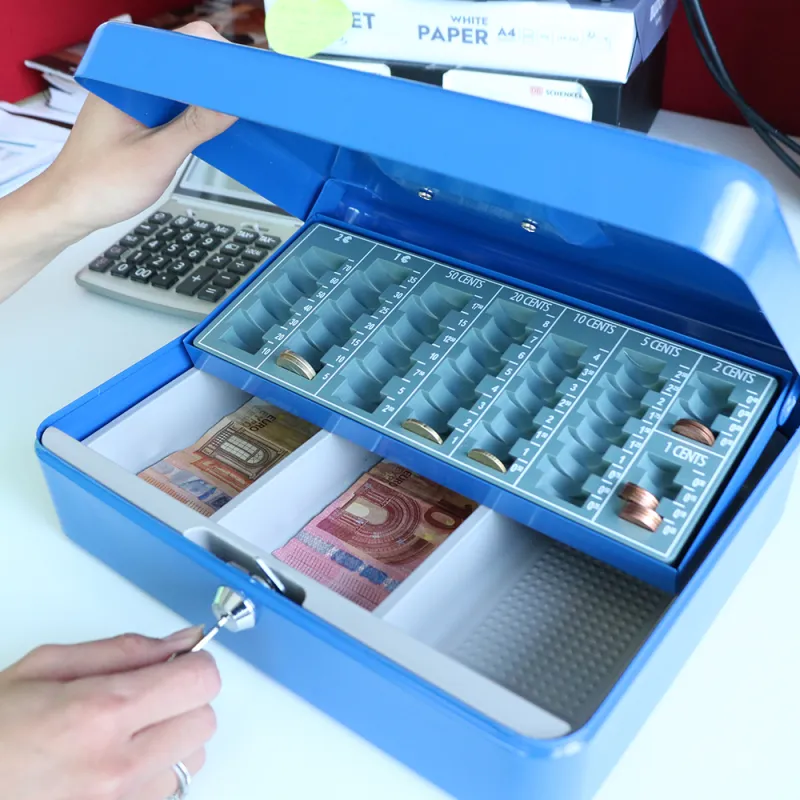 CAJA DE CAUDALES XL AZUL