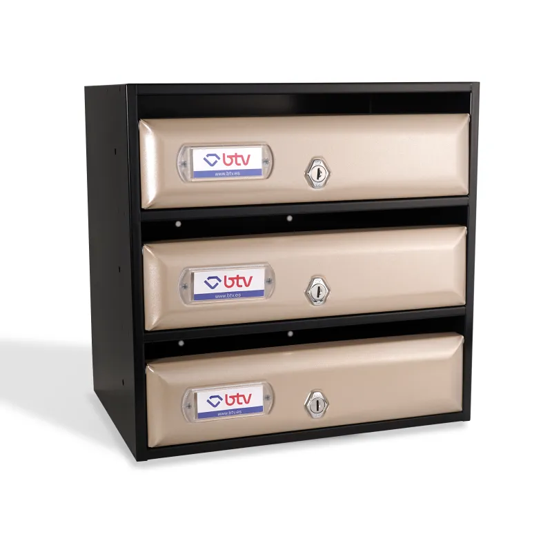 BUZÓN SEVILLA TRIBLE (3 BUZONES) BEIGE