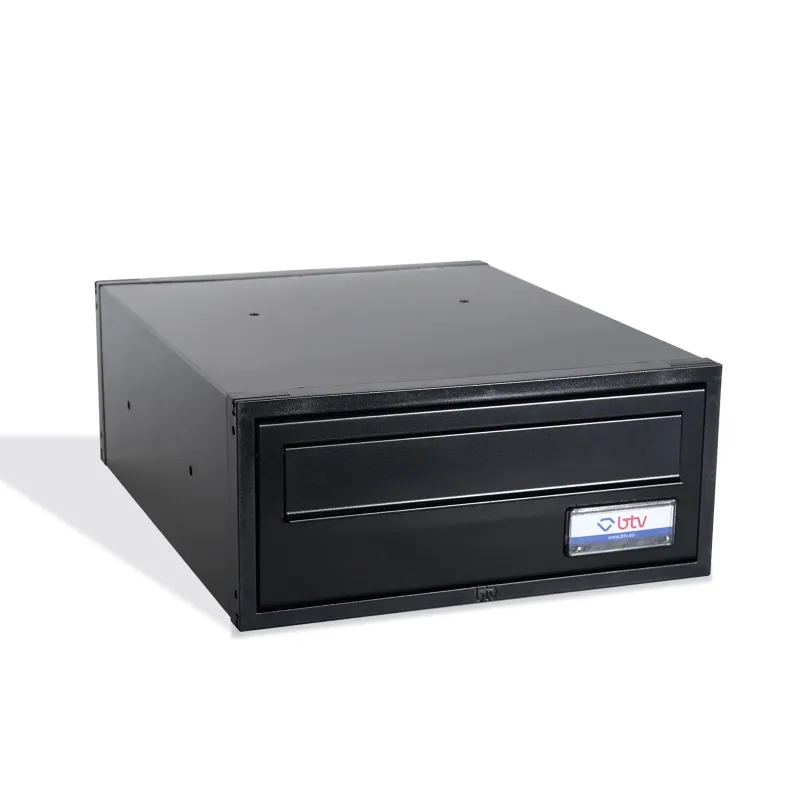 BUZON VIENA DOBLE ACCESO 280X350 NEGRO