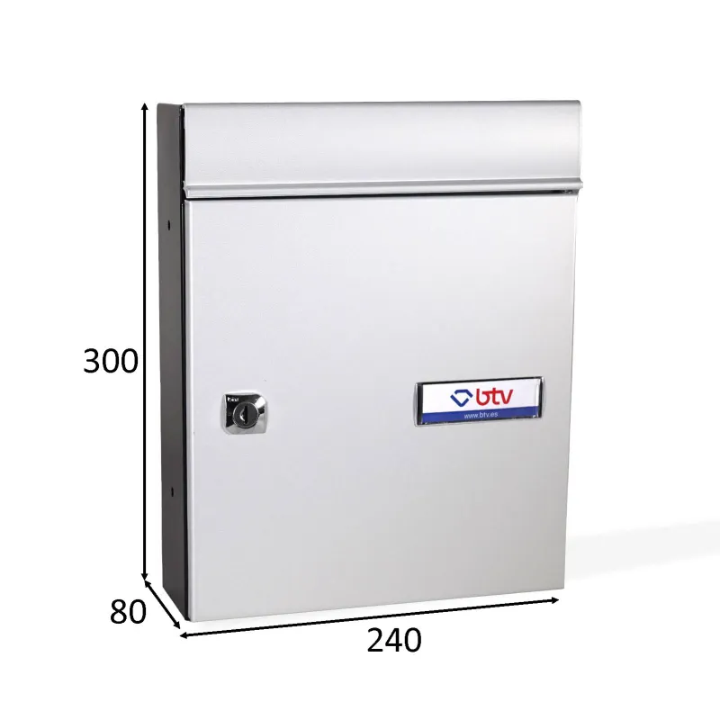 BUZON EXPO VERTICAL GRIS