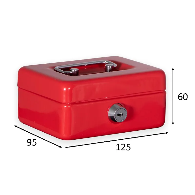 CAJA DE CAUDALES XS ROJO