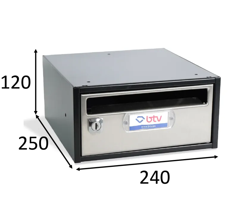 BUZON MONCAYO ACERO INOX Satinado 240x250 G1