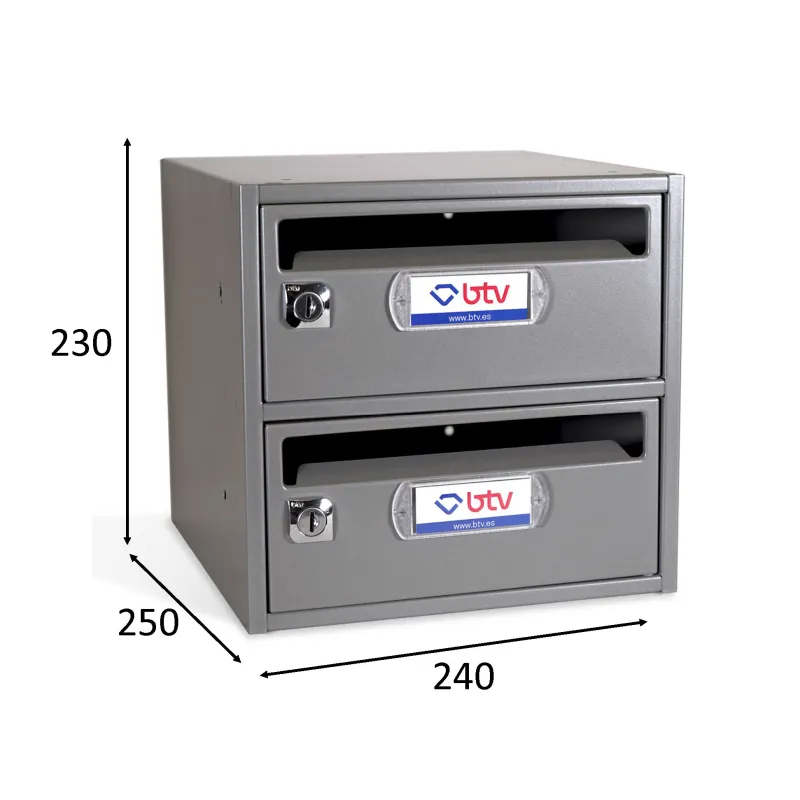 BUZON MONCAYO TITANIO 240x250 G2