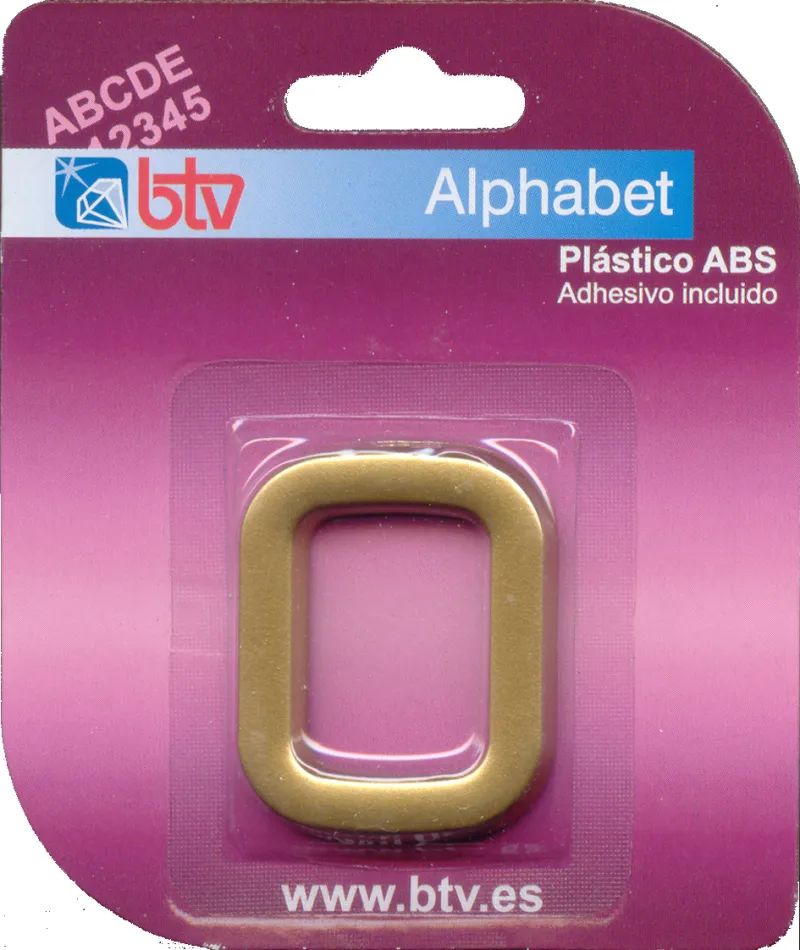 BLISTER NÚMERO ABS ORO