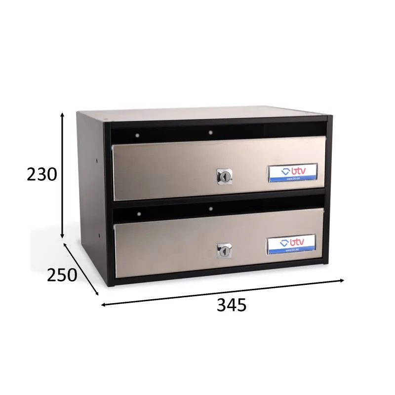 BUZON ANETO INOX SATINADO G2