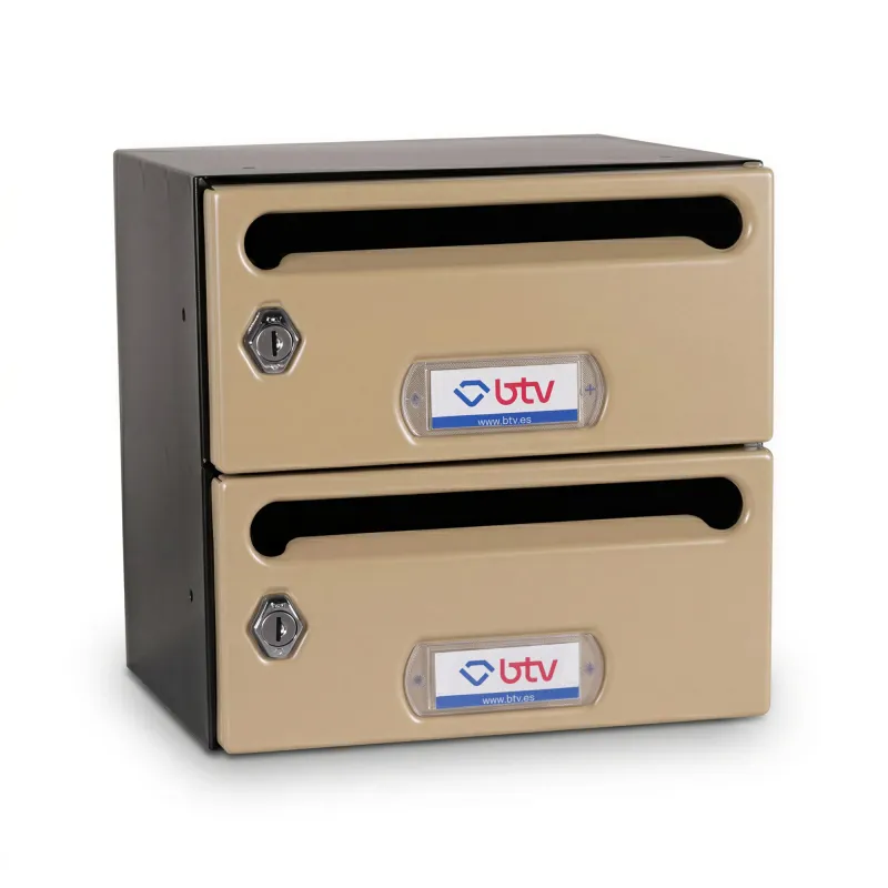 BUZON MERCURIO DOBLE (2 BUZONES) BEIGE