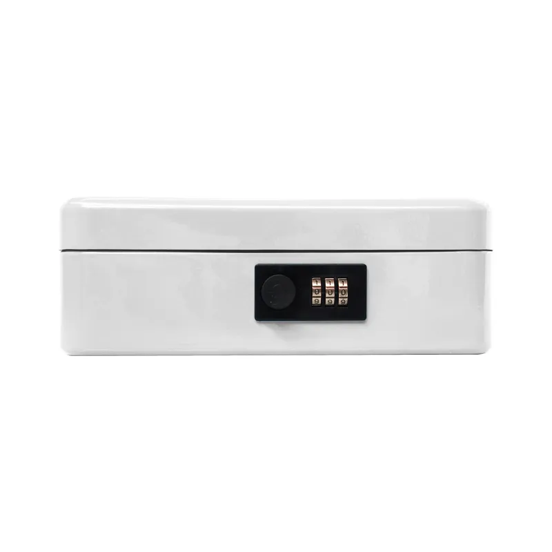 CAJA DE CAUDALES COMBINACION PEQUEÑA BLANCA