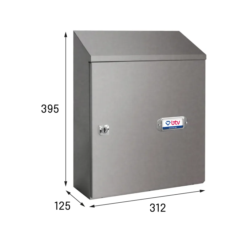 RECOGECARTAS ACERO INOXIDABLE