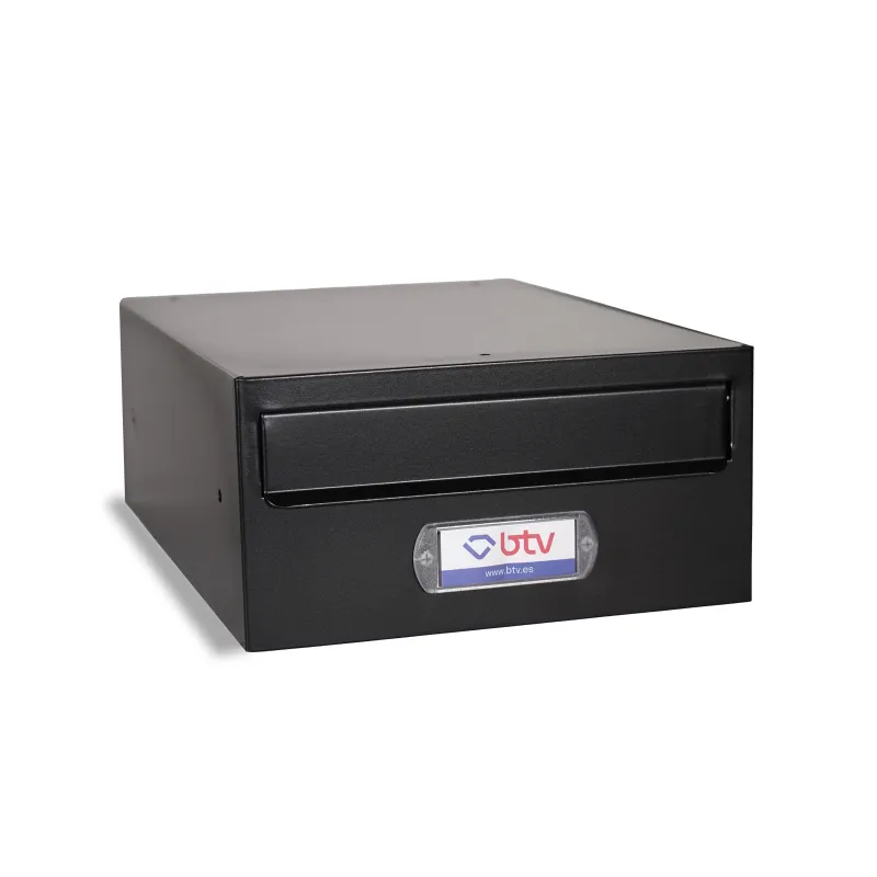 BUZON MONCAYO DOBLE ACCESO NEGRO FONDO 350