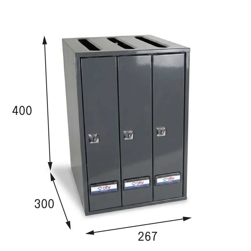 BUZON PRISMA SUPERIOR G3 ANTRACITA
