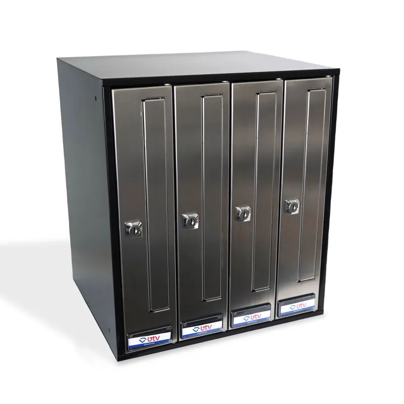 BUZON PRISMA FRONTAL INOX BRILLO G4 C/SOLAP