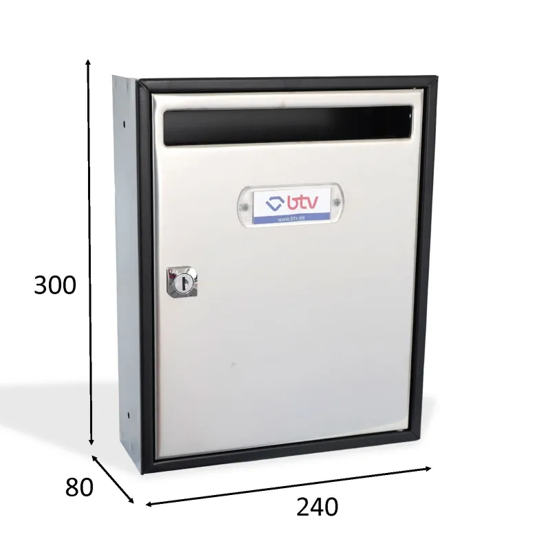 BUZON TEIDE ACERO INOXIDABLE SATINADO