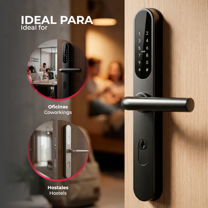CERRADURA INTELIGENTE ATLAS NEGRO