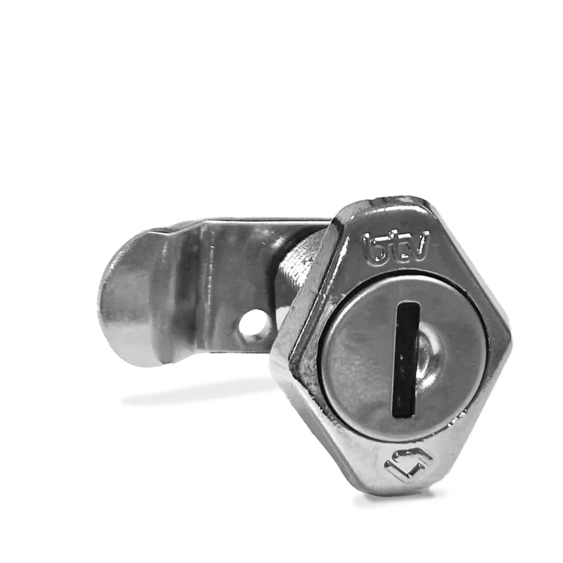 CONJUNTO 6 CERRADURAS DIAMANTE A ROSCA CROMADA