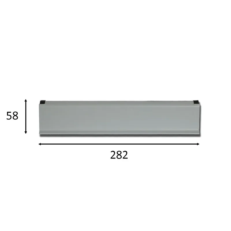 BOCACARTAS ALUMINIO COLOR PLATA