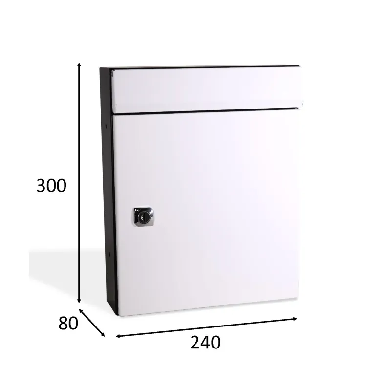 BUZON DUOMO VERTICAL 240X300 Blanco