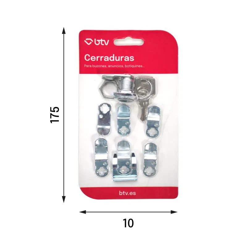 KIT CERRADURA LOGO CROMO