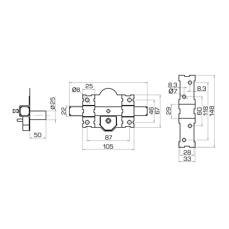 CERROJO CLASSIC DRAGON LT