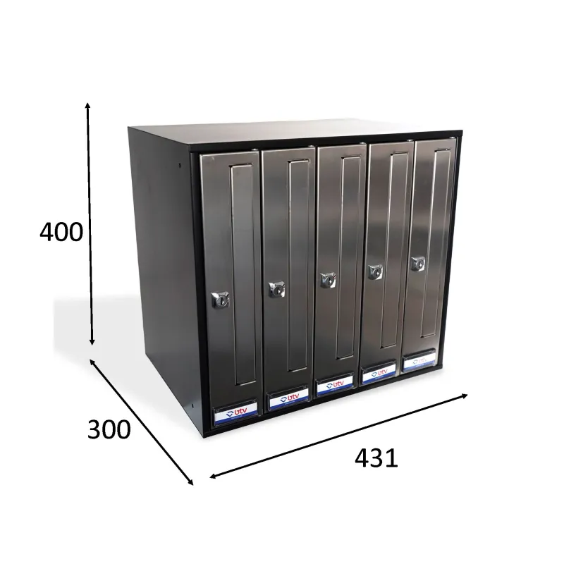 BUZON PRISMA FRONTAL INOX BRILLO G5