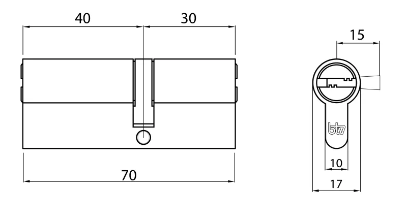 CILINDRO PANTHER 30/40 LT BOX
